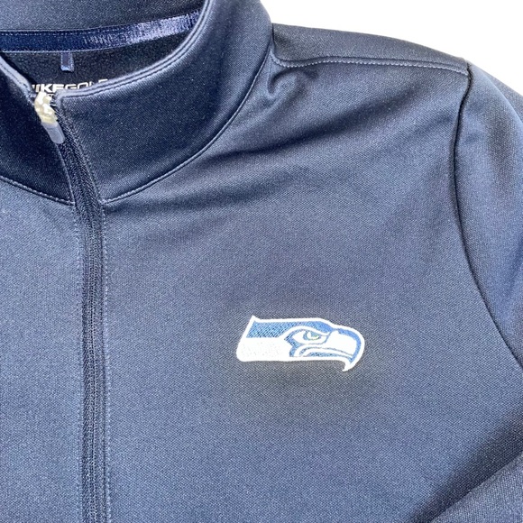 Nike Golf Seattle Seahawks NFL 3/4 Zip Jacket Sz L - Picture 5 of 7